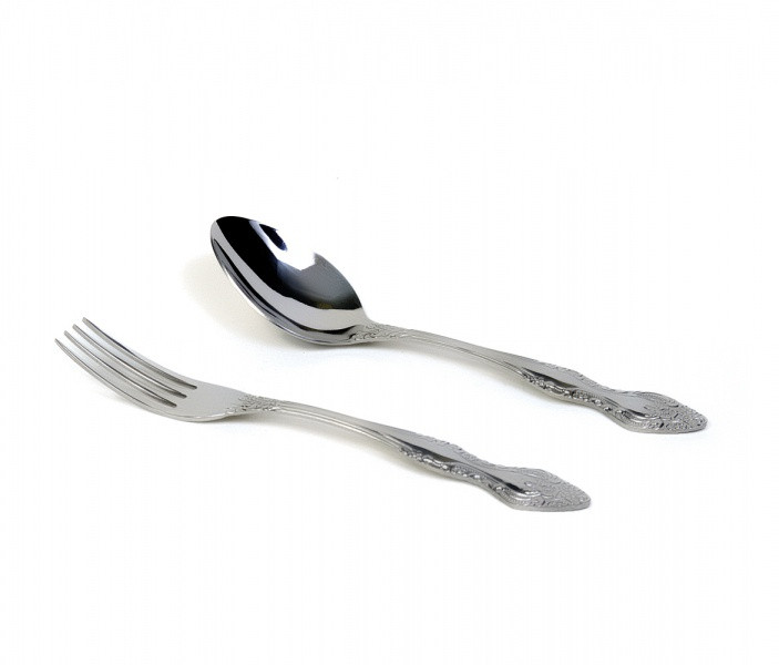 Набор автотуриста Большой пикниковый (сталь), крышки с ручками, Роза Ветров