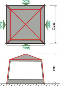 Тент RockLand Shelter 380