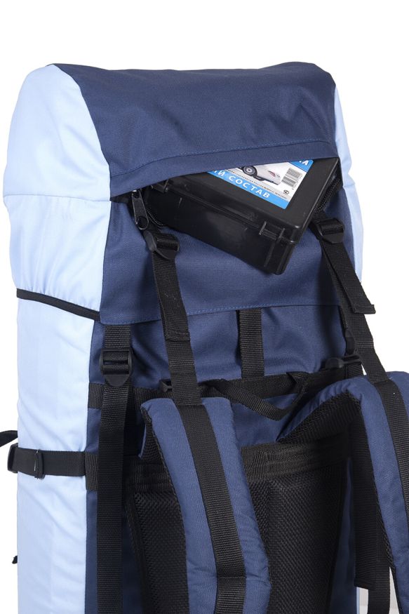 Рюкзак туристический Оптимал 2, серо-красный, 90 л, ТАЙФ