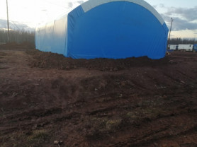 Палатка для ремонта техники АНГАРа - 240 (площадь 240 кв.м.)