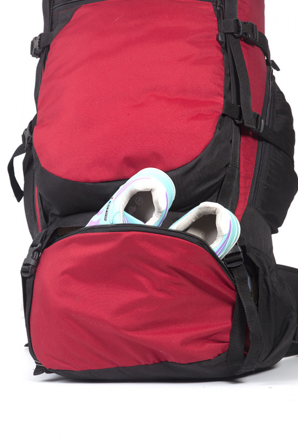 Рюкзак туристический Хальмер 1, с латами, синий-голубой, 65 л, ТАЙФ