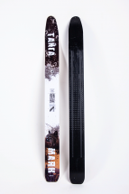 Лыжи Тайга, дерево-пластик, длина 175 см, ширина 150 мм