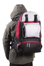 Рюкзак туристический Кайтур 3, вишневый, 50 л, ТАЙФ