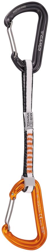 Комплект карабинов с оттяжкой PHOTON WIRE EXPRESS KS DYNEEMA 2020 18 cm, CAMP