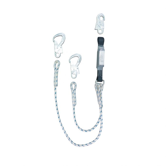 Строп из полиамидного каната двухветьевой с амортизатором (аВд(16) кр-03 кр-03 кр-04 ков.)
